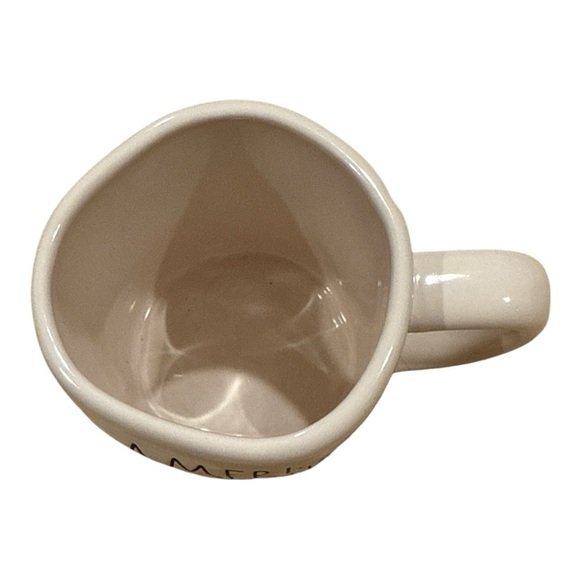 RAE DUNN Cream Ceramic Mug - America The Beautiful - Picture 2 of 3